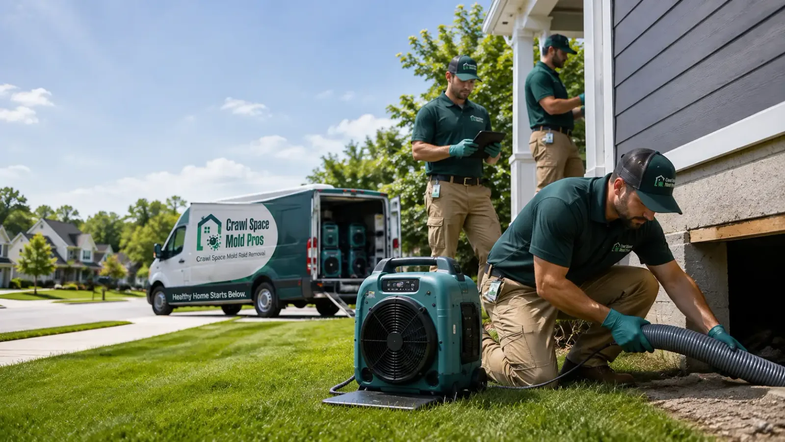 Crawl Space Mold Removal in Sardinia, OH